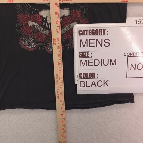 Grateful Dead Band Crew Neck Short Sleeve Graphic T Shirt Mens Size M Black - Picture 6 of 9